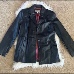 Croft & Barrow women’s leather jacket
